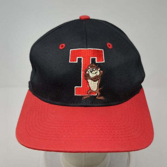 Tasmanian Devil Snapback Hat Multicolor OS Adjustable Embroidered Looney Tunes - Picture 2 of 8